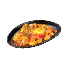sizzling gambas by Gerry's grill